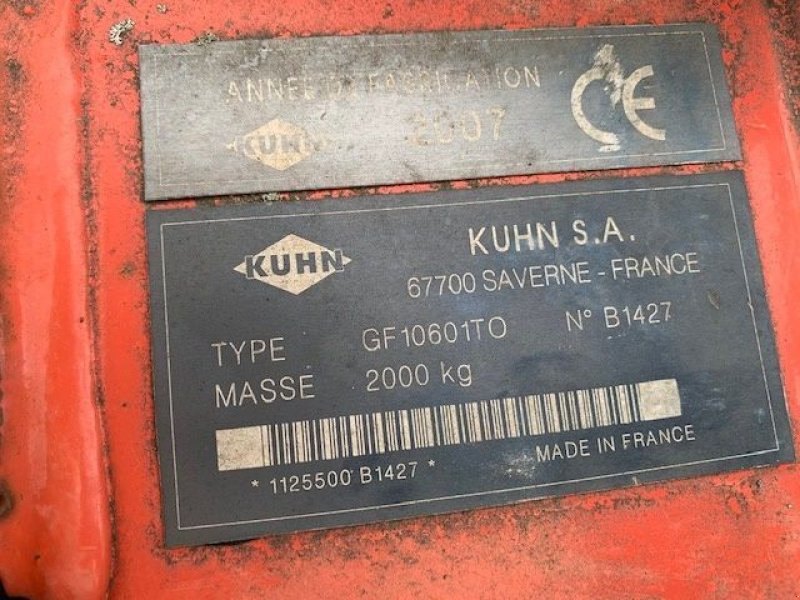 Mähaufbereiter & Zetter des Typs Kuhn GF10601TO, Gebrauchtmaschine in Wierden (Bild 8)