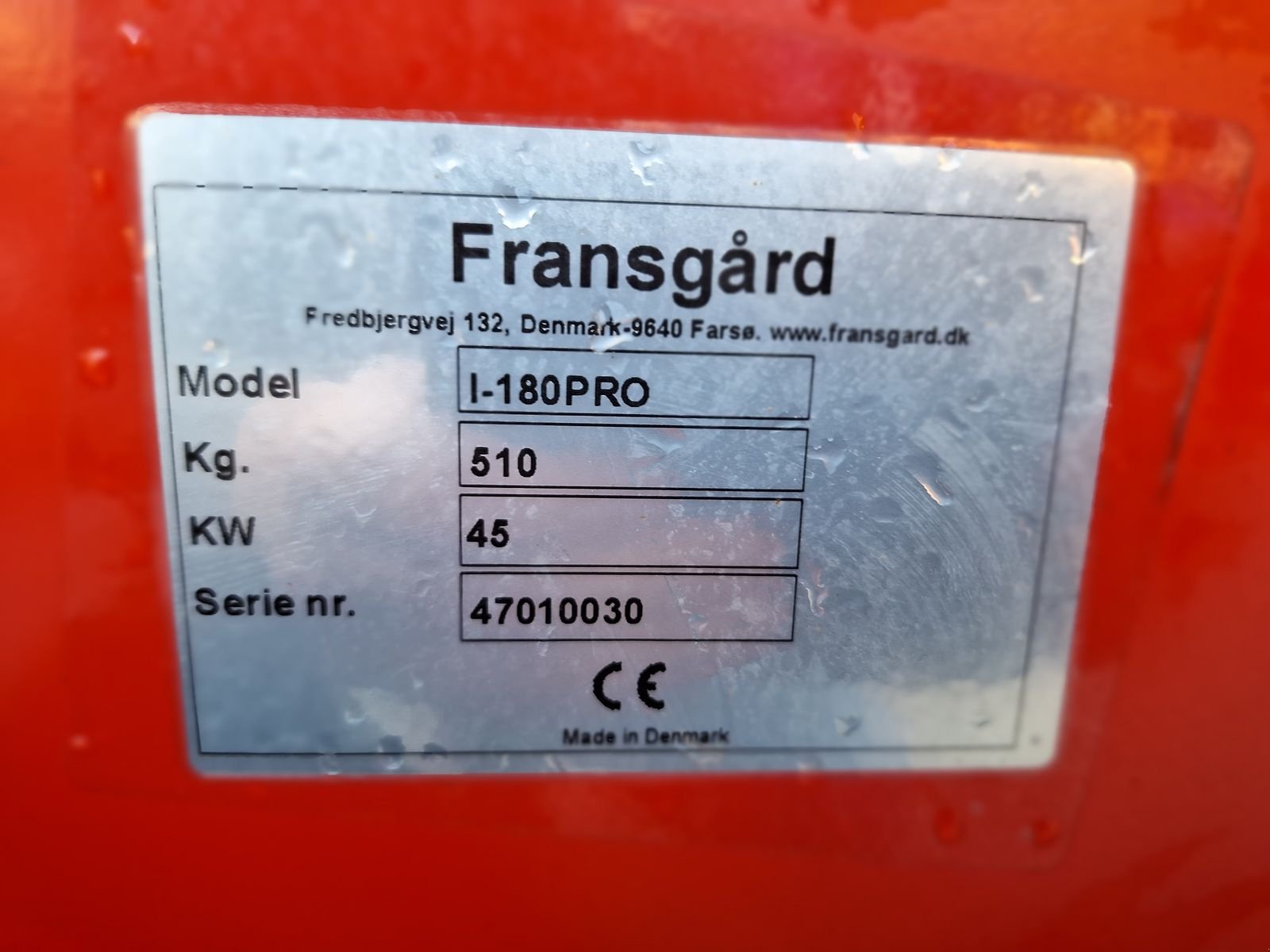 Mähaufbereiter & Zetter tip Sonstige Fransgard I - 180 PRO, Vorführmaschine in Burgkirchen (Poză 7)