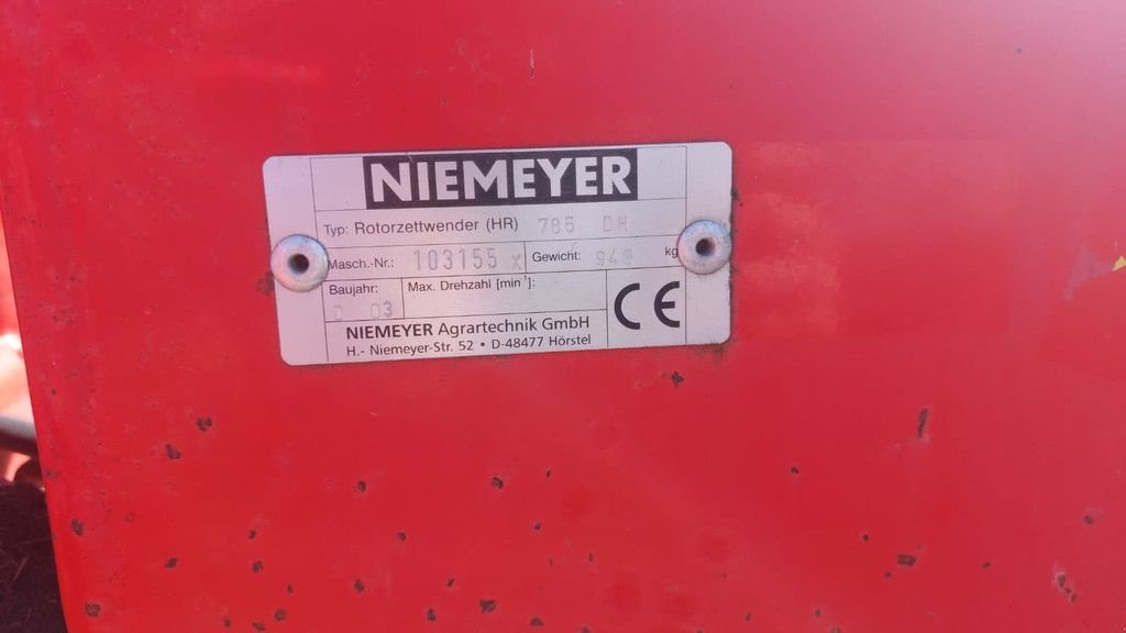 Mähaufbereiter & Zetter от тип Sonstige Niemeijer HR 785DH, Gebrauchtmaschine в Wierden (Снимка 4)
