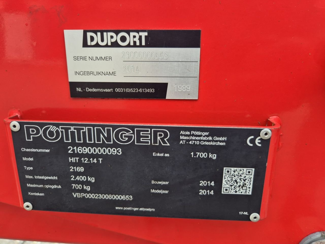 Mähaufbereiter & Zetter tip Sonstige P&ouml;ttinger HIT 1214 T, Gebrauchtmaschine in Oosterwolde (Poză 2)