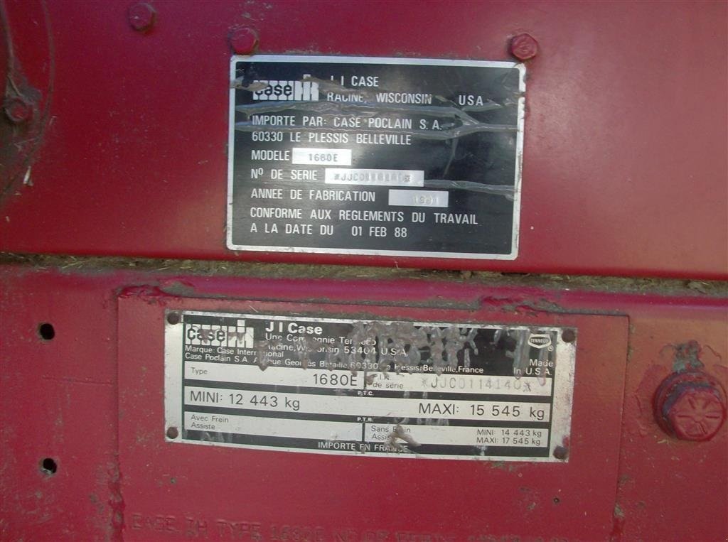 Mähdrescher tip Case IH 1680 E 22 fod skærebord og ekstra bredde hjul, Gebrauchtmaschine in Aulum (Poză 13)