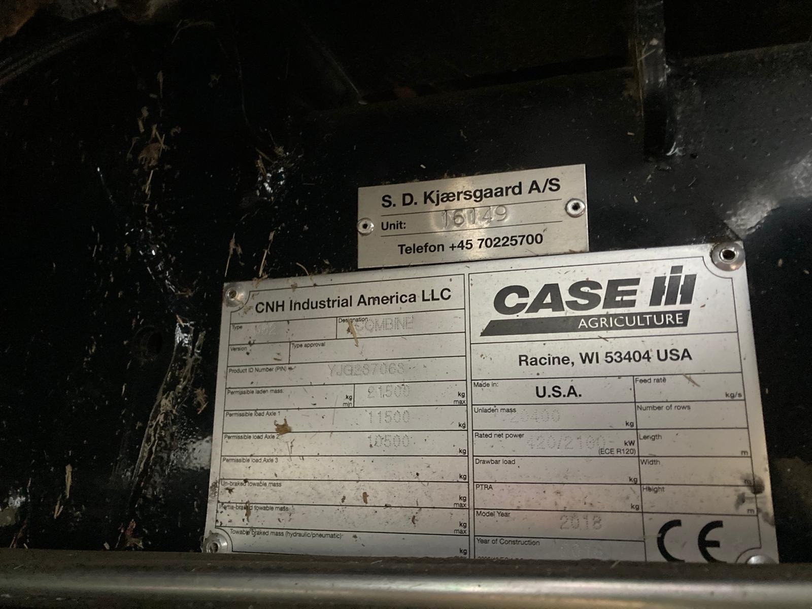Mähdrescher a típus Case IH 8240 AFS, Gebrauchtmaschine ekkor: Trige (Kép 7)