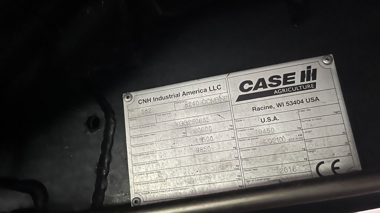 Mähdrescher van het type Case IH 8240, Gebrauchtmaschine in Horsens (Foto 8)