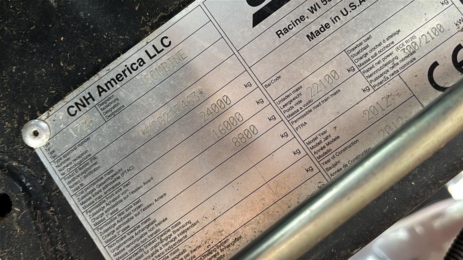 Mähdrescher typu Case IH AF 7230, Gebrauchtmaschine v Wakendorf I (Obrázek 7)