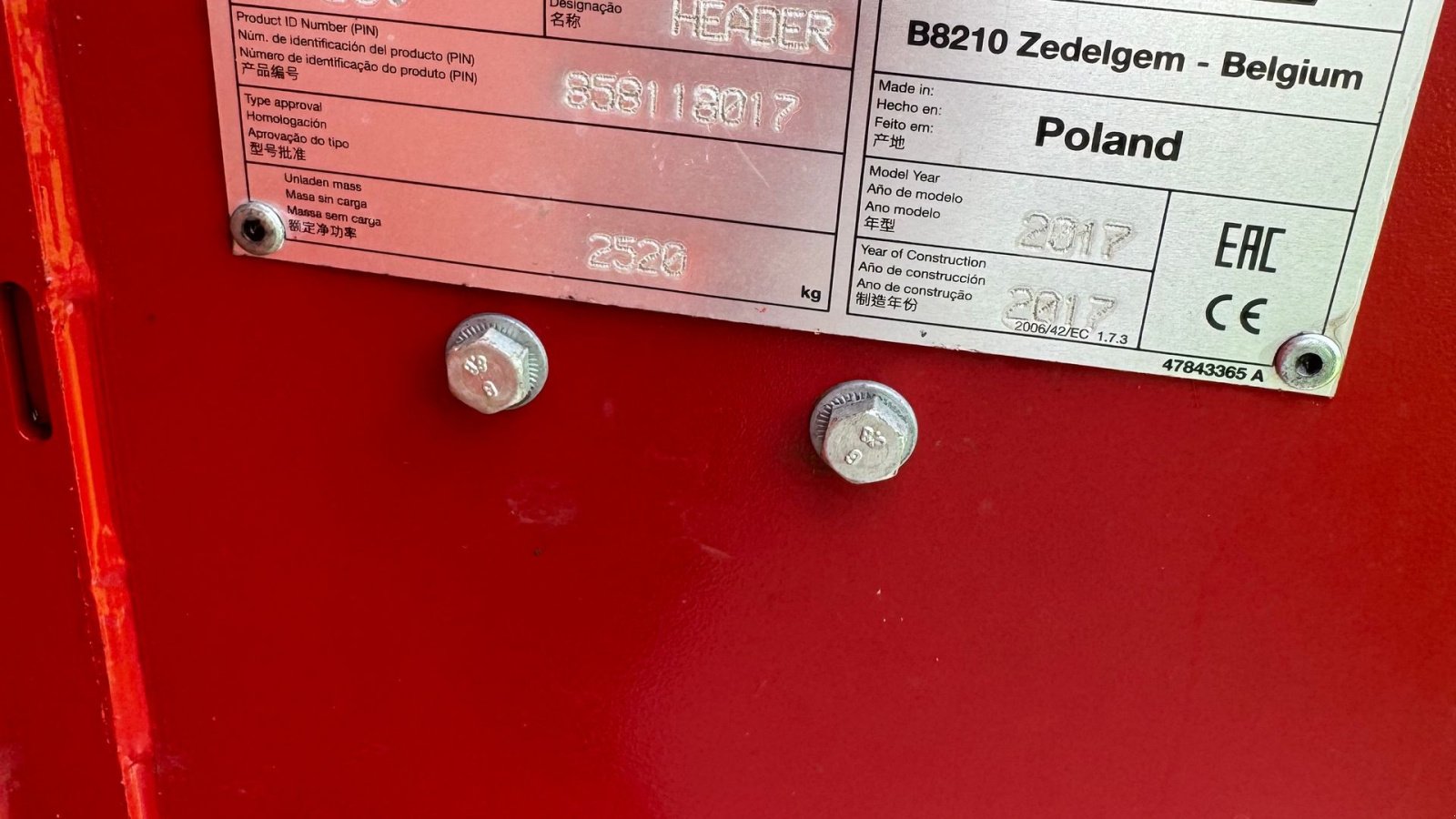 Mähdrescher del tipo Case IH Axial Flow 5140 Case IH Axial Flow 5140 m. GPS & skærebord, Gebrauchtmaschine In Horsens (Immagine 16)