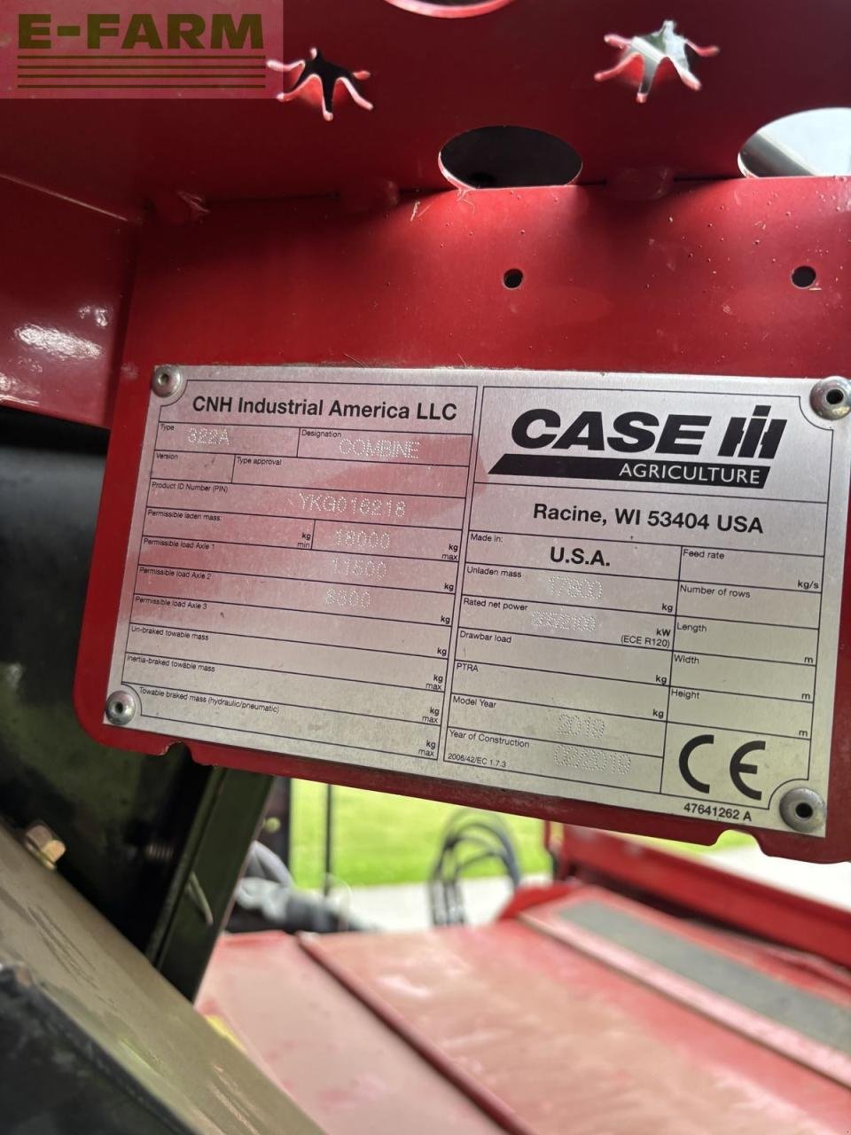Mähdrescher Türe ait Case IH axial-flow 6140, Gebrauchtmaschine içinde WIESELBURG (resim 7)