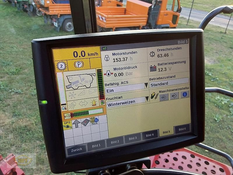 Mähdrescher tip Case IH Axial-Flow 6150 inkl. Schneidwerk 7,62 m und Wagen, Vorführmaschine in Mühlhausen-Görmar (Poză 15)