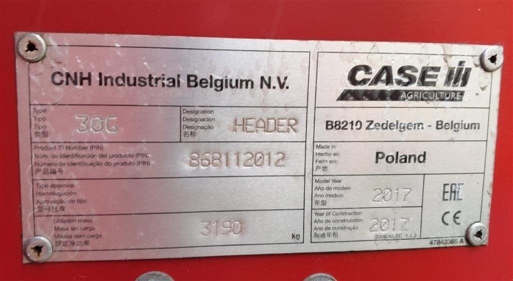 Mähdrescher des Typs Case IH Axial Flow 8240 med 30 fods Vario skærebord, Gebrauchtmaschine in Horsens (Bild 25)