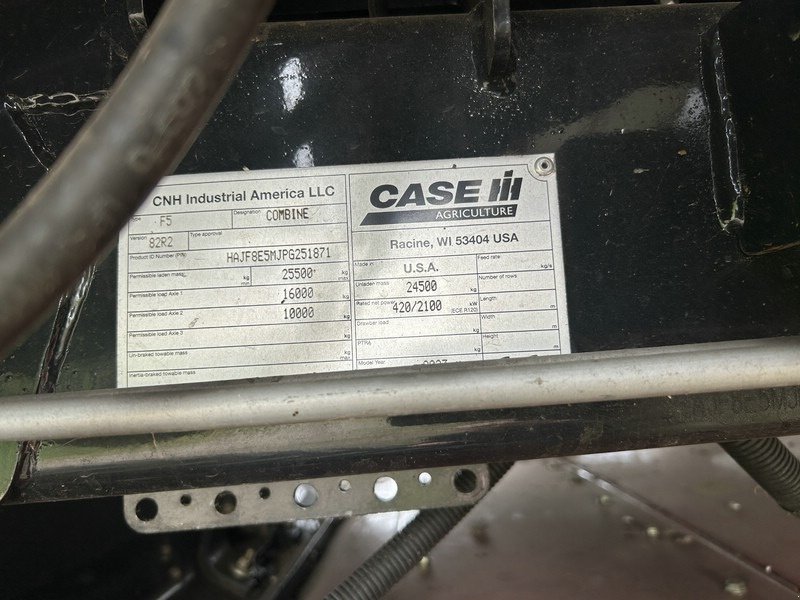 Mähdrescher Türe ait Case IH Axial Flow 8250 ST5, Gebrauchtmaschine içinde Rollwitz (resim 7)