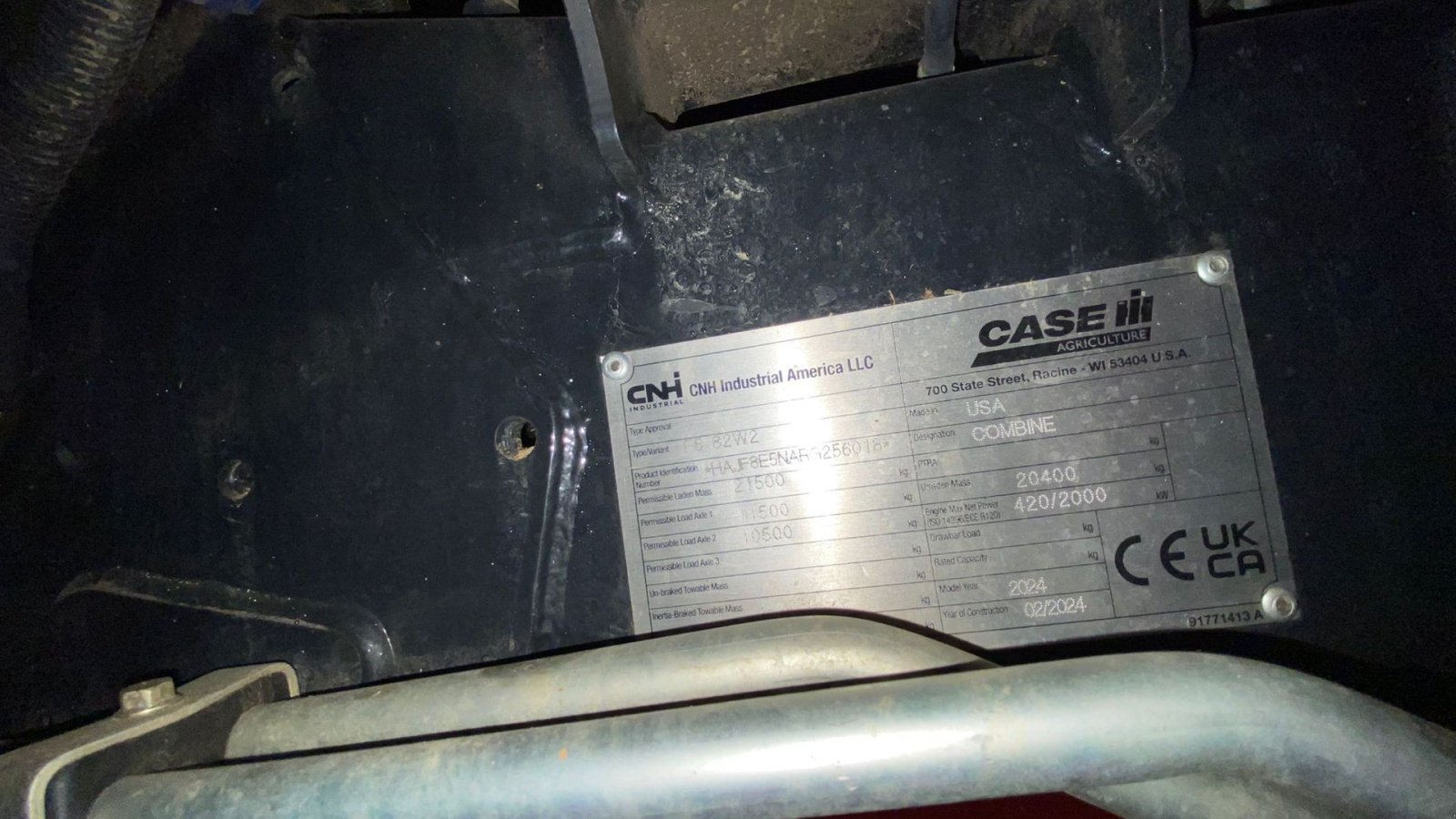 Mähdrescher Türe ait Case IH Axial Flow 8260 Axial-Flow 8260 (Demo maskine), Gebrauchtmaschine içinde Horsens (resim 18)