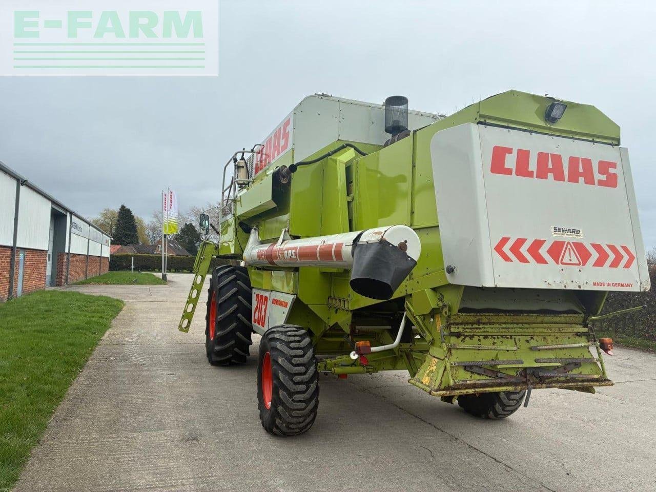 Mähdrescher Türe ait CLAAS 203 MEGA, Gebrauchtmaschine içinde WILBERFOSS, YORK (resim 4)