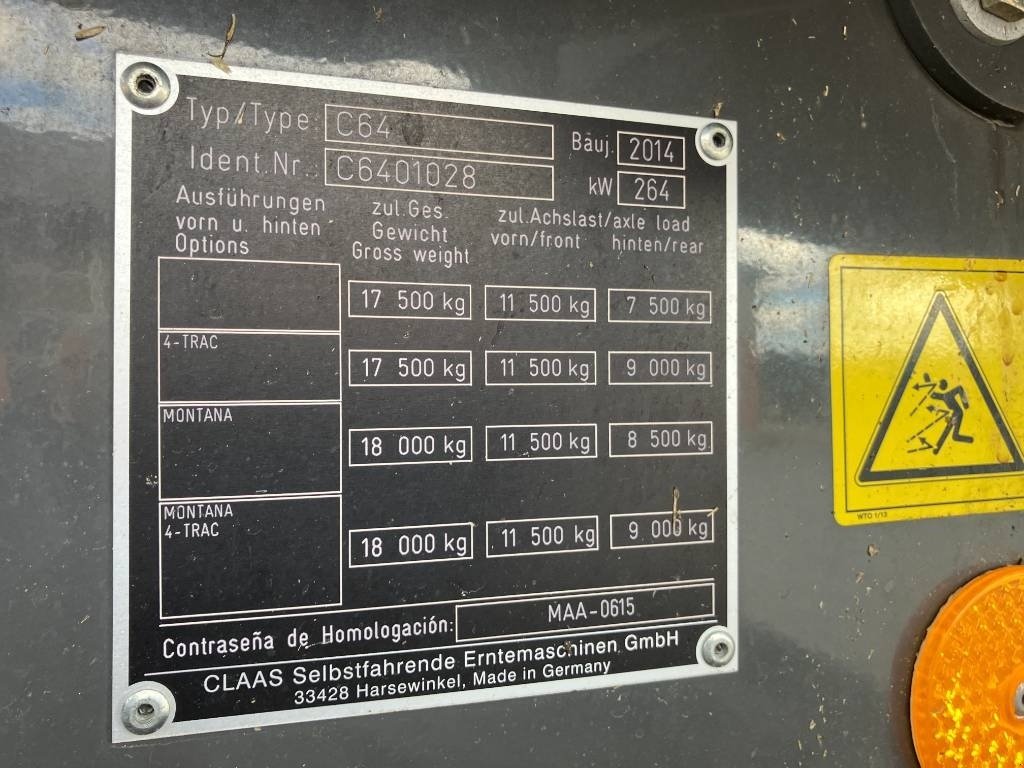 Mähdrescher van het type CLAAS 650, Gebrauchtmaschine in Hinnerup (Foto 9)