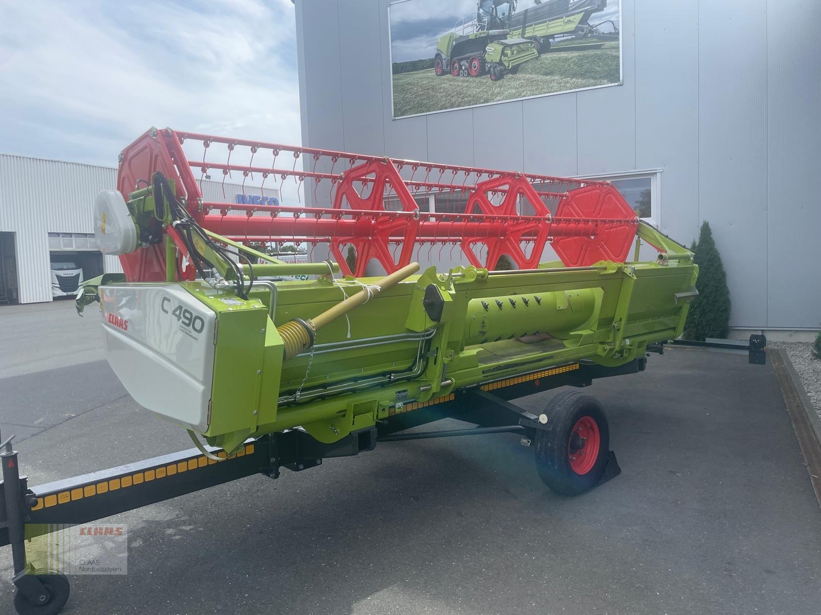 Mähdrescher des Typs CLAAS CLAAS Evion 430 + C490 und TW, Neumaschine in Hof (Bild 8)