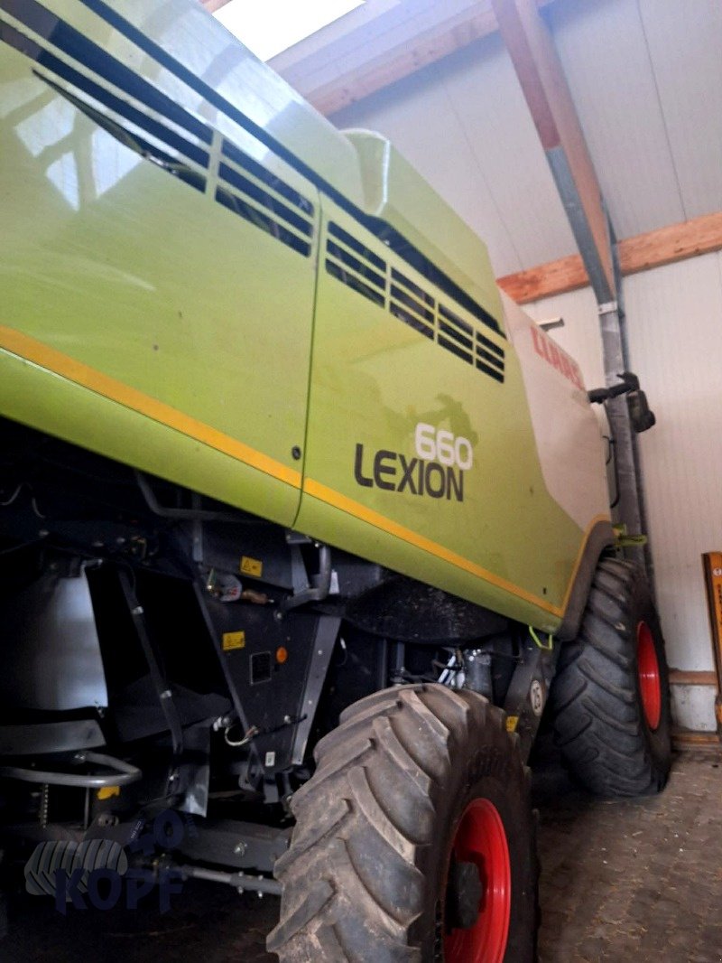 Mähdrescher Türe ait CLAAS Claas Lexion 660 Allrad Mercedesmotor, 717 eff. Std. 1995 ha  mit V770 und Wagen, Gebrauchtmaschine içinde Schutterzell (resim 3)