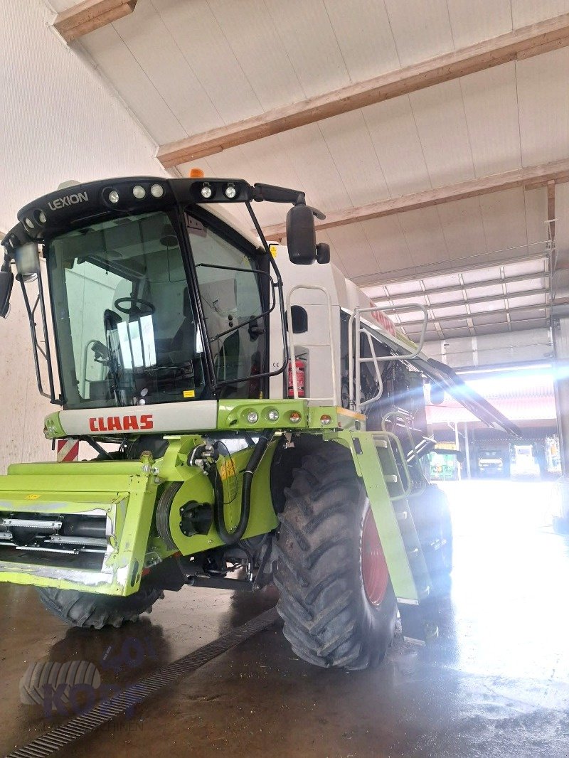 Mähdrescher Türe ait CLAAS Claas Lexion 660 Allrad Mercedesmotor, 717 eff. Std. 1995 ha  mit V770 und Wagen, Gebrauchtmaschine içinde Schutterzell (resim 1)