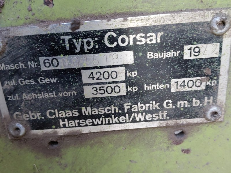 Mähdrescher of the type CLAAS Corsar, Gebrauchtmaschine in Röckenhof (Picture 1)