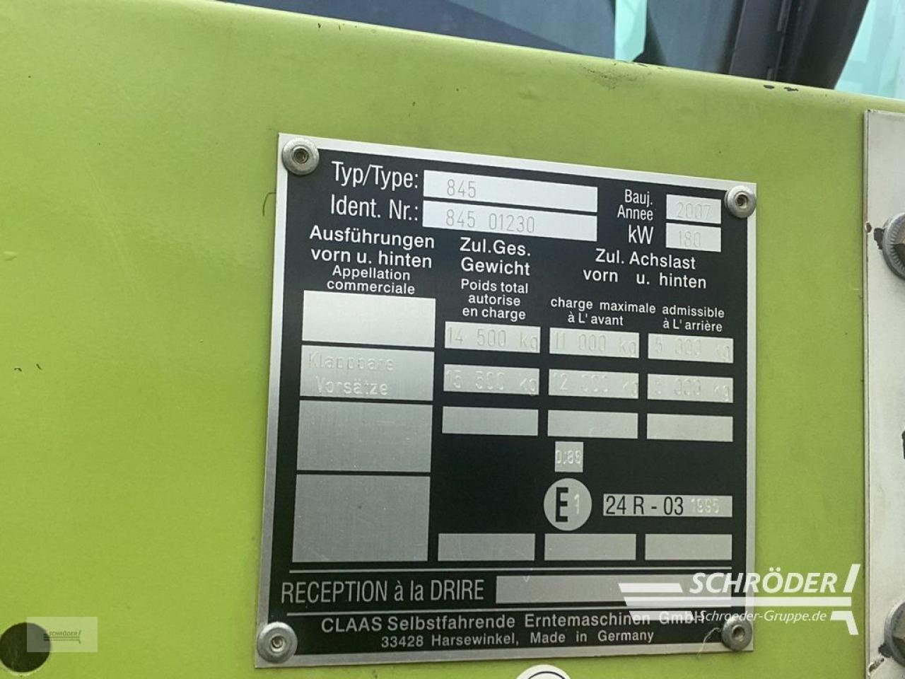 Mähdrescher del tipo CLAAS DOMINATOR 360 MEGA + C 600 SCHNEIDWERK, Gebrauchtmaschine In Lastrup (Immagine 7)