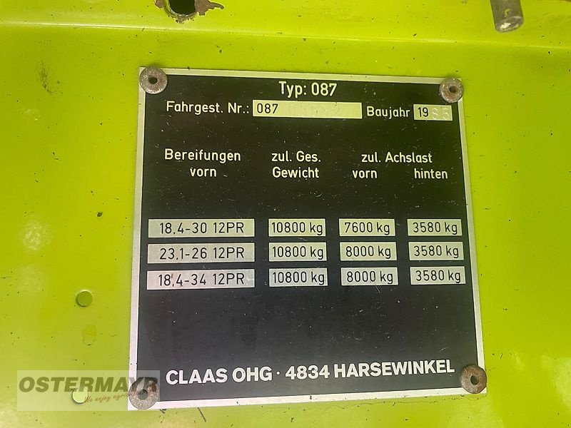 Mähdrescher typu CLAAS Dominator 86, Gebrauchtmaschine w Rohr i .NB (Zdjęcie 21)