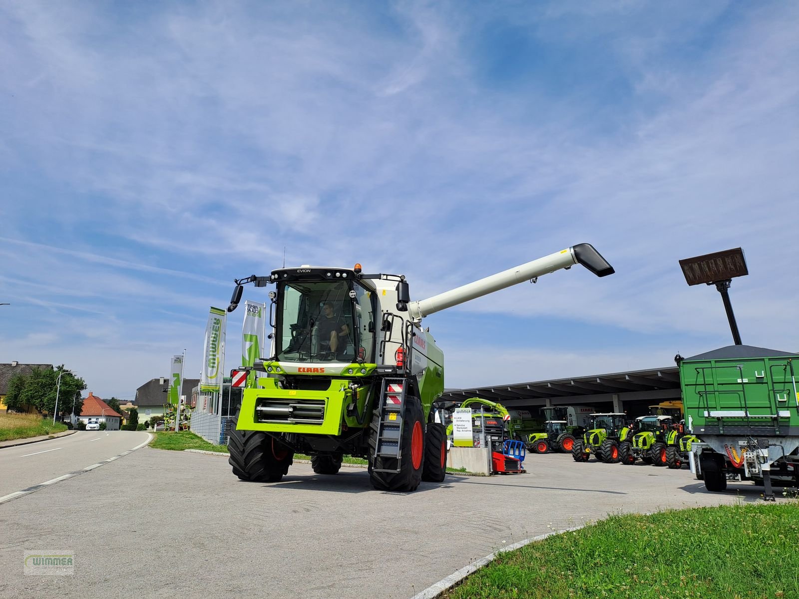 Mähdrescher typu CLAAS EVION 410 - (EVION 400), Vorführmaschine v Kematen (Obrázek 9)