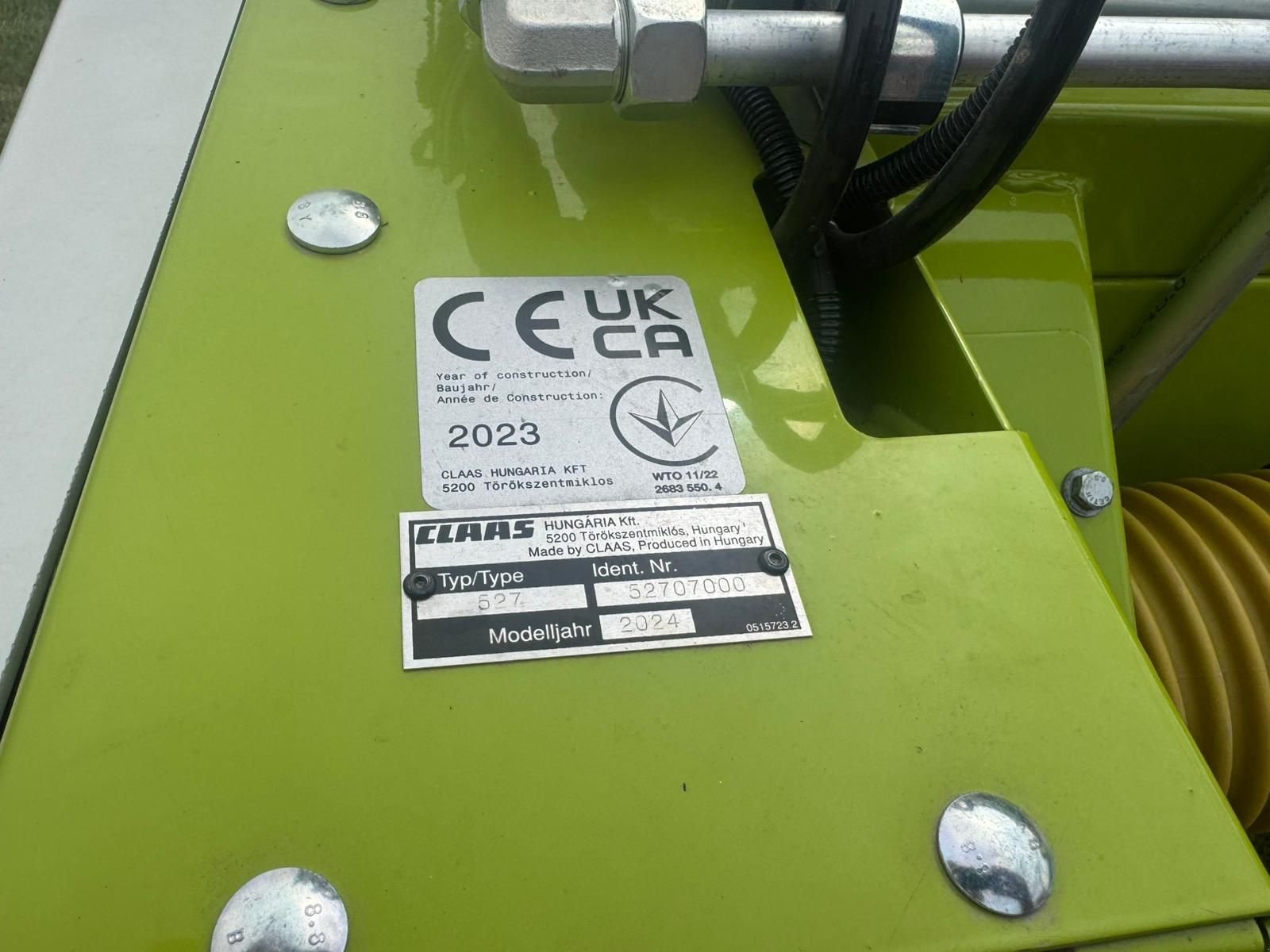 Mähdrescher of the type CLAAS Evion 410, Neumaschine in Grund (Picture 17)