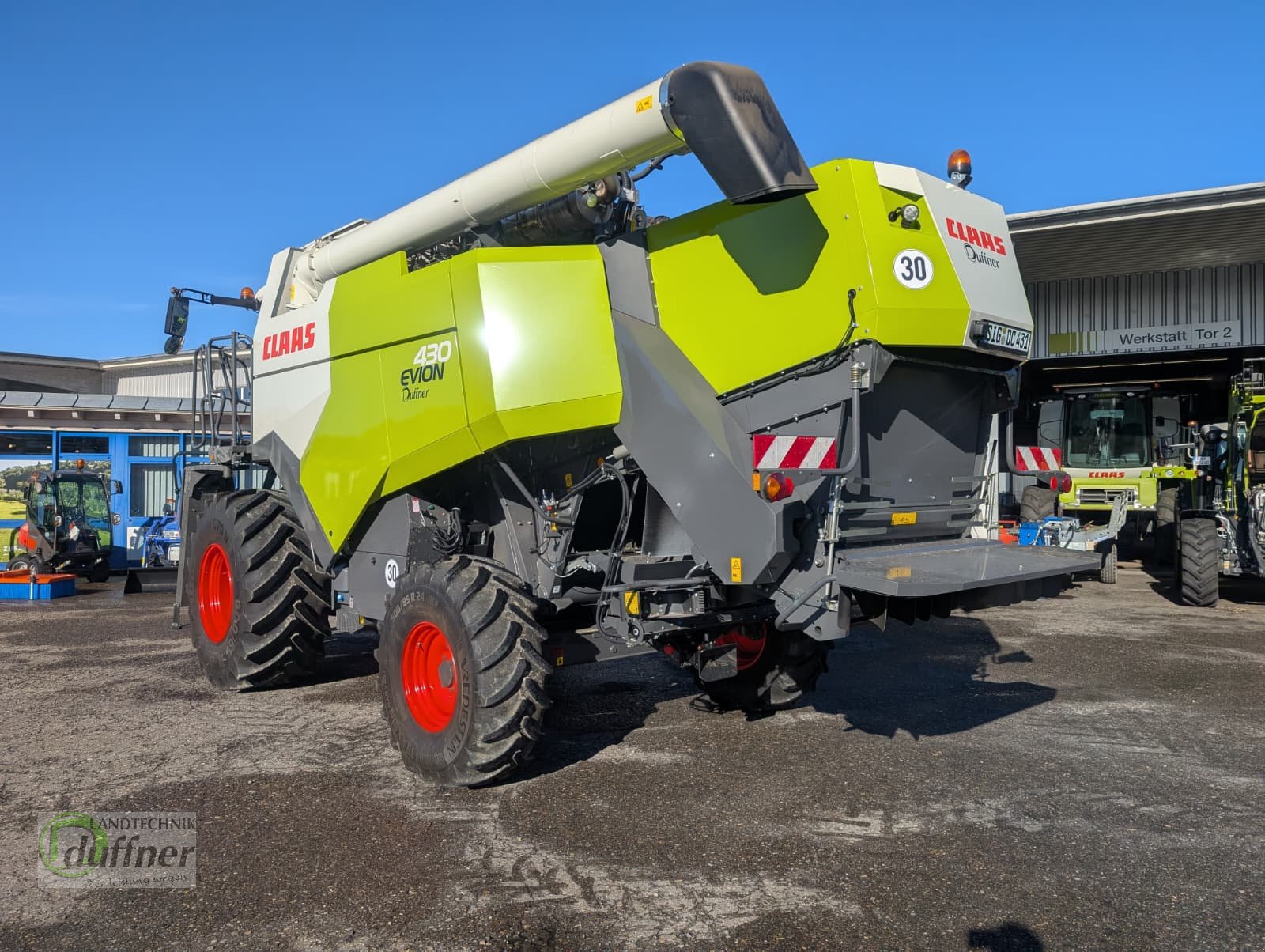 Mähdrescher Türe ait CLAAS Evion 430 Bussines, Gebrauchtmaschine içinde Münsingen (resim 7)