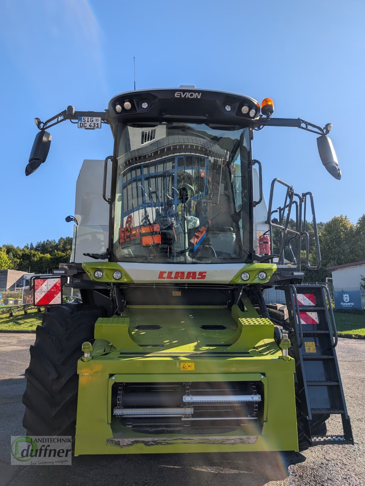 Mähdrescher Türe ait CLAAS Evion 430 Bussines, Gebrauchtmaschine içinde Münsingen (resim 9)
