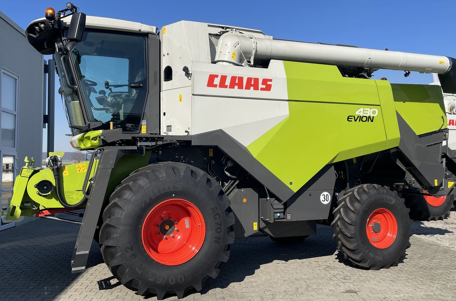 Mähdrescher Türe ait CLAAS EVION 430 CLASSIC, Gebrauchtmaschine içinde Spillern (resim 1)