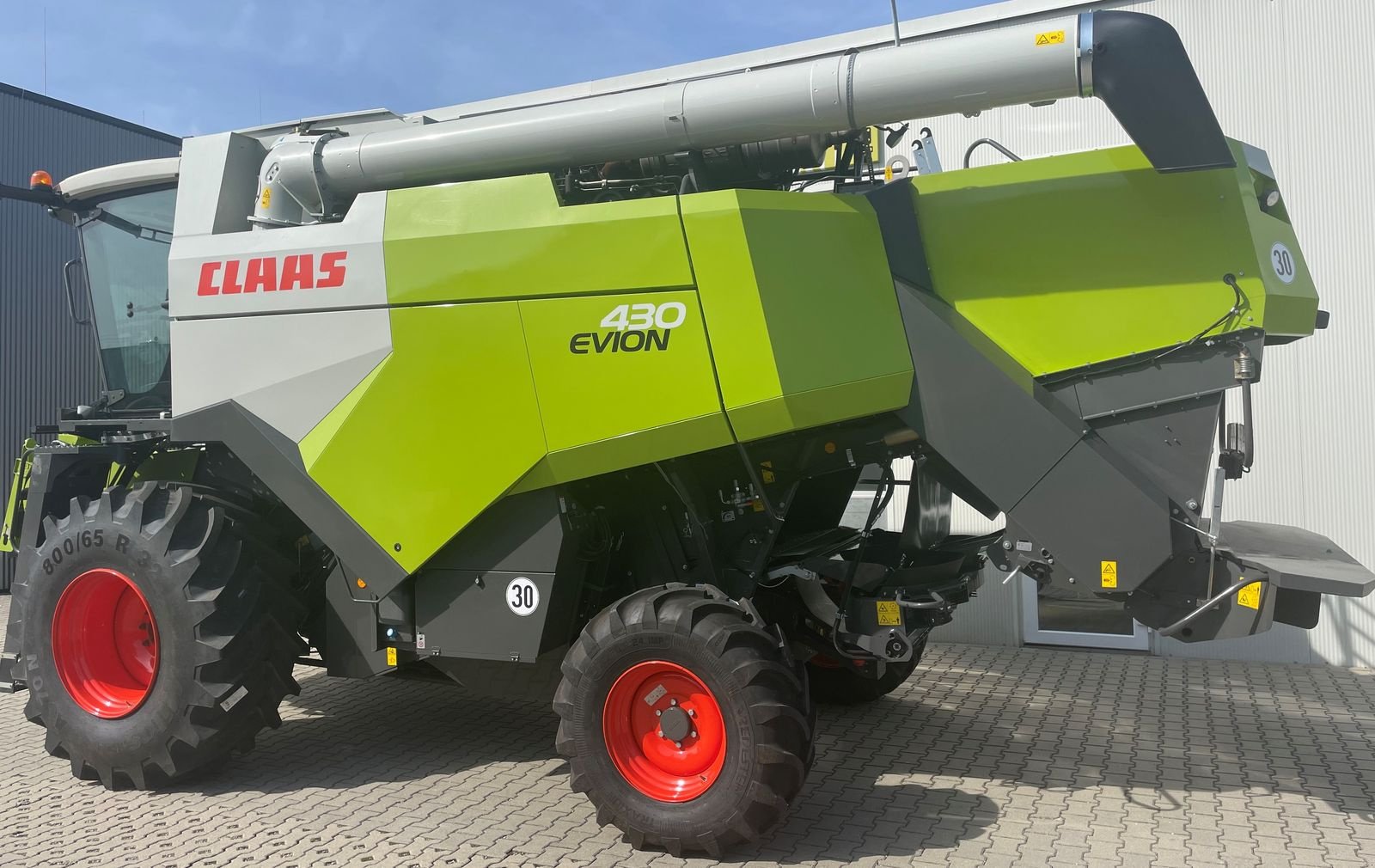 Mähdrescher Türe ait CLAAS EVION 430 MAXI, Gebrauchtmaschine içinde Spillern (resim 2)