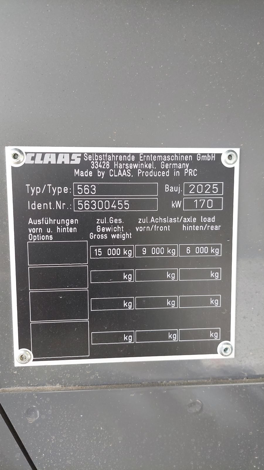 Mähdrescher des Typs CLAAS Evion 430, Neumaschine in Grund (Bild 8)