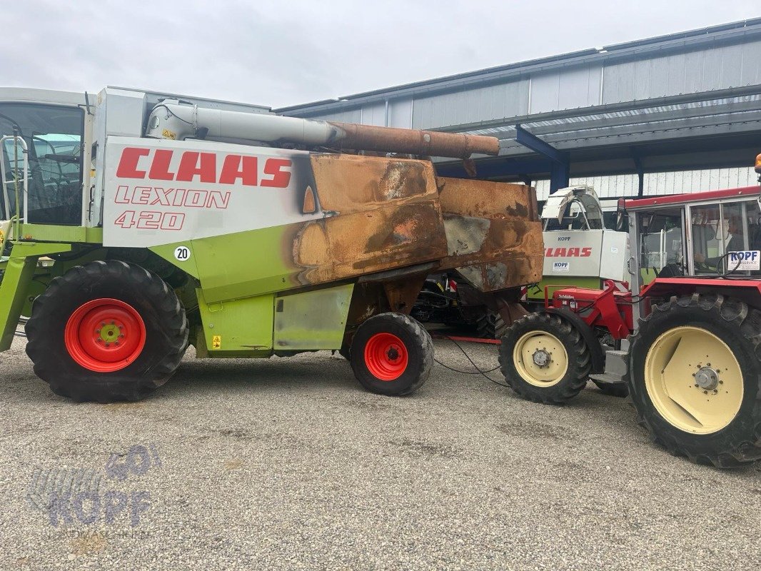 Mähdrescher типа CLAAS Lexion 420 Mercedesmotor Brandschaden hinten, Gebrauchtmaschine в Schutterzell (Фотография 7)