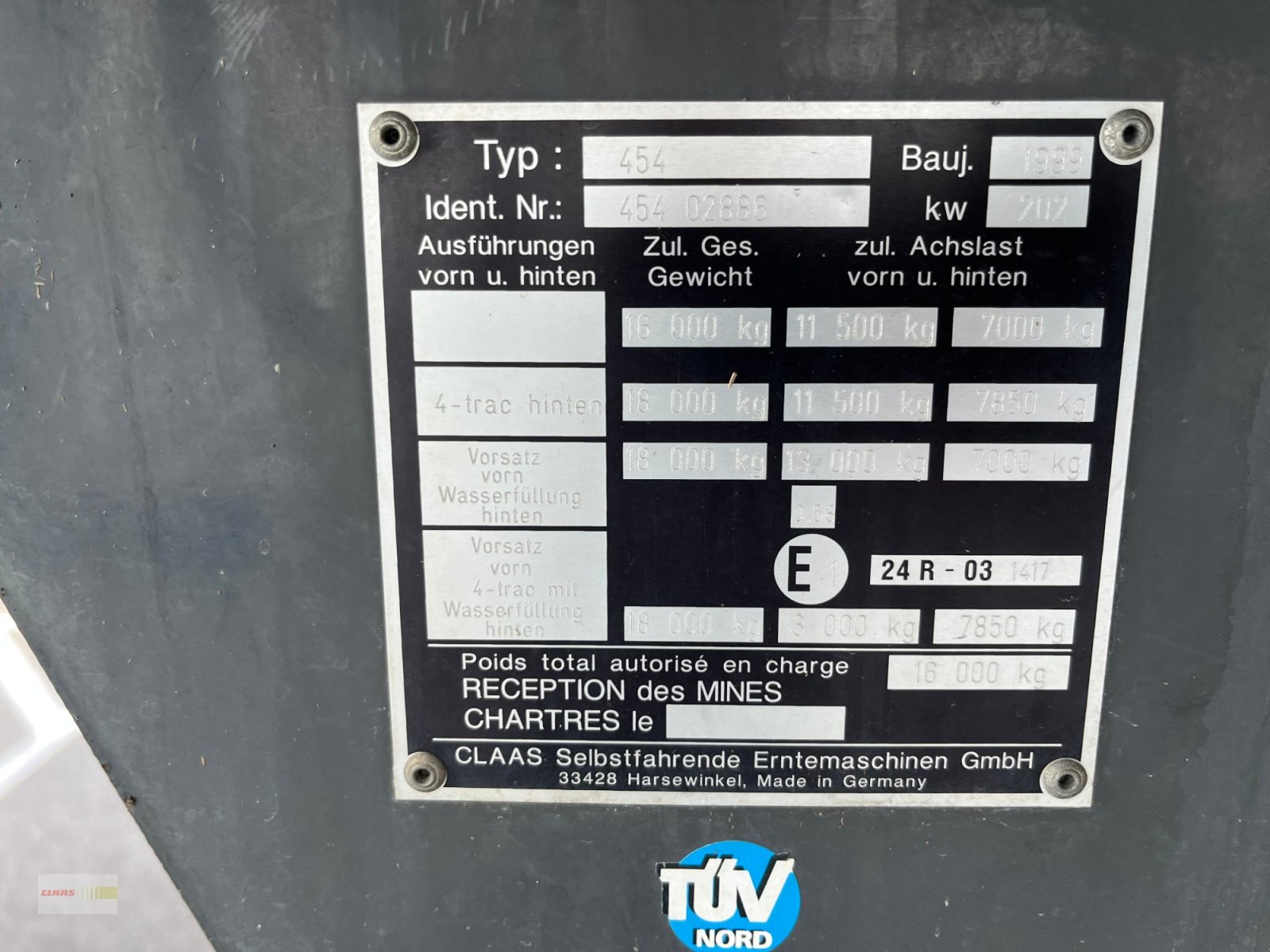 Mähdrescher des Typs CLAAS Lexion 450, Gebrauchtmaschine in Langenau (Bild 15)