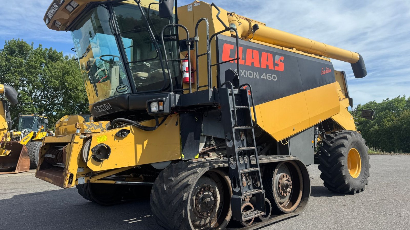 Mähdrescher des Typs CLAAS Lexion 460 EVOLUTION MED BÆLTER, 4WD OG V900 SKÆREBORD!, Gebrauchtmaschine in Nørager (Bild 1)