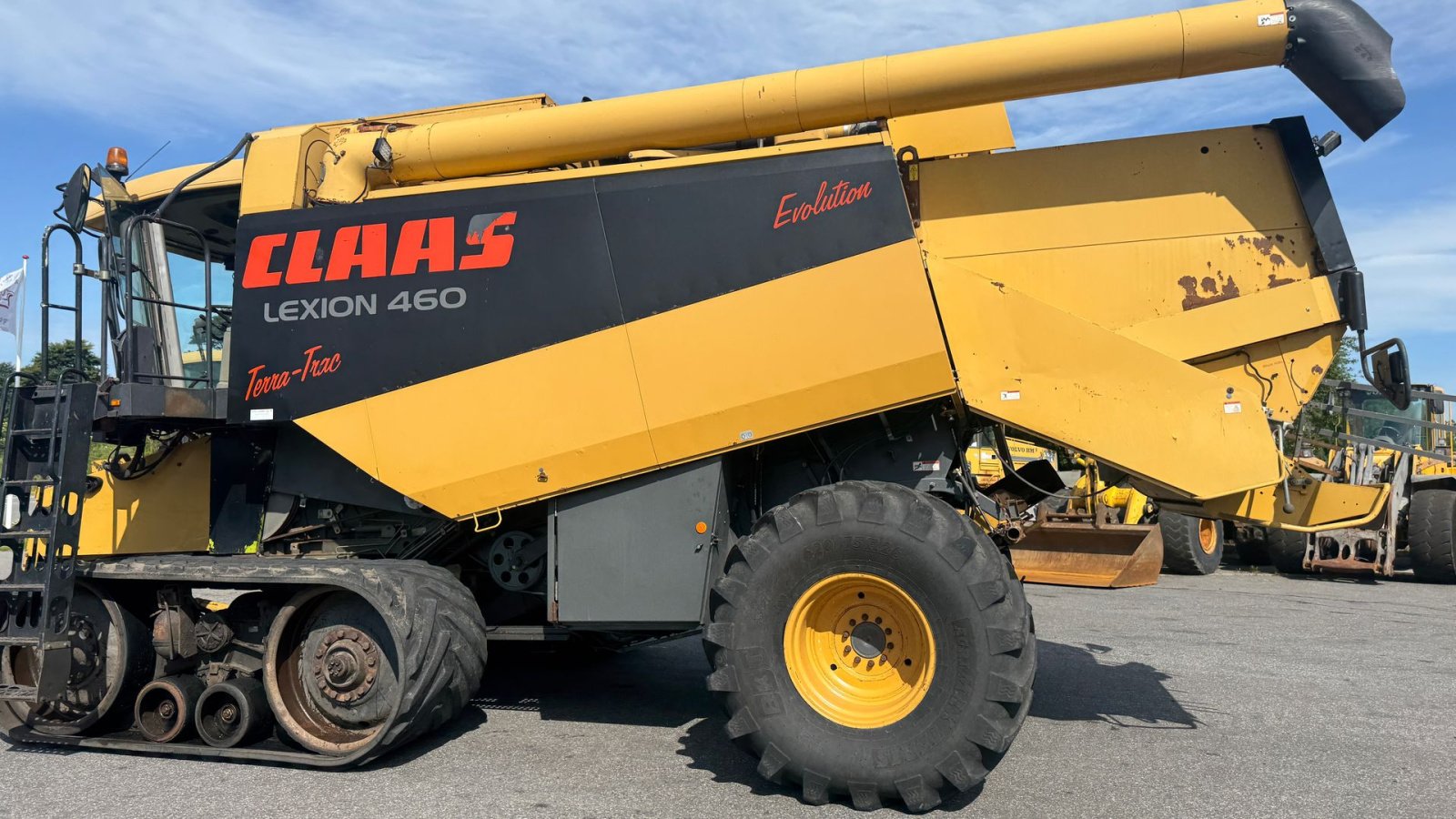 Mähdrescher of the type CLAAS Lexion 460 EVOLUTION MED BÆLTER, 4WD OG V900 SKÆREBORD!, Gebrauchtmaschine in Nørager (Picture 5)