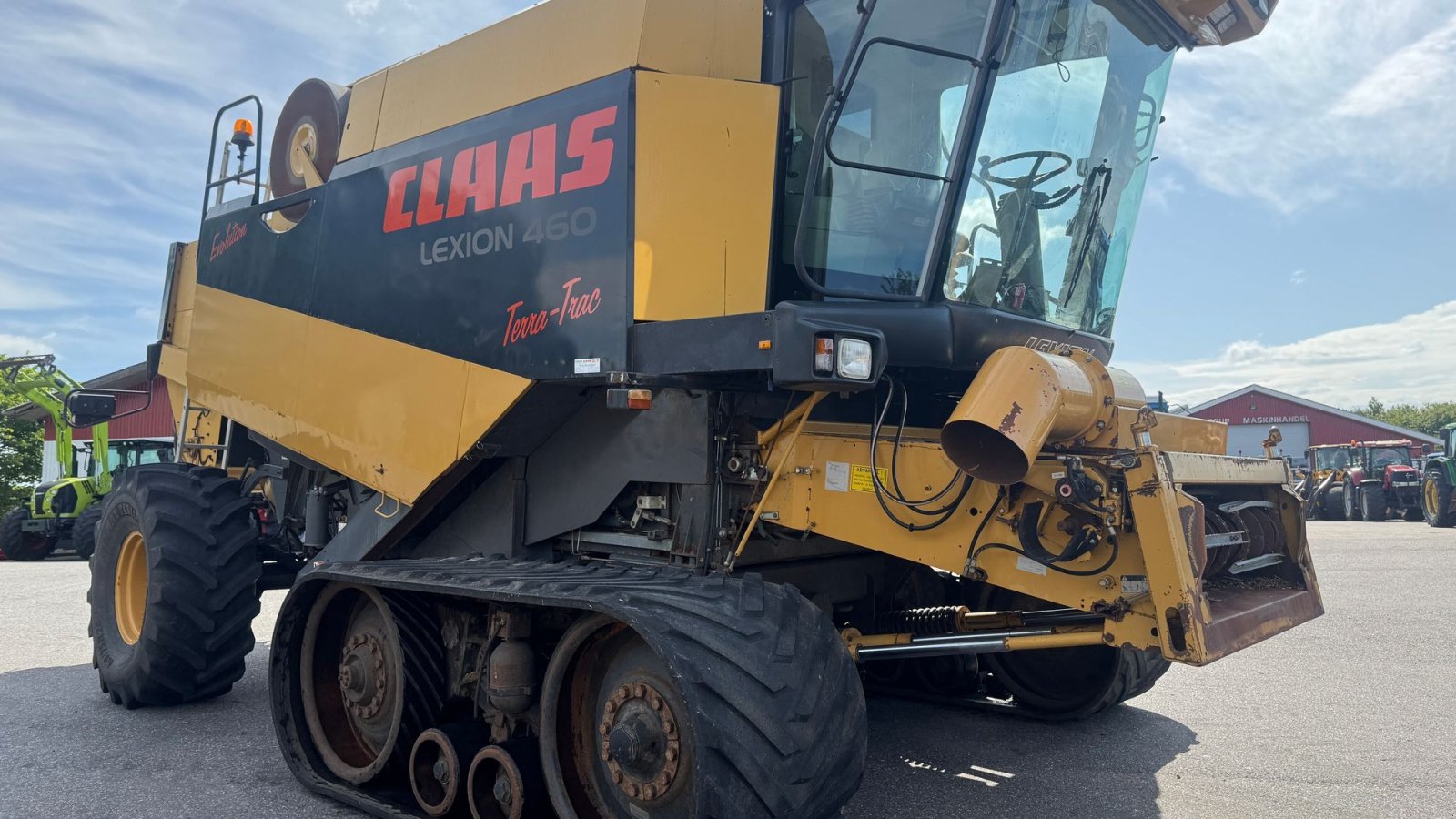 Mähdrescher of the type CLAAS Lexion 460 EVOLUTION MED BÆLTER, 4WD OG V900 SKÆREBORD!, Gebrauchtmaschine in Nørager (Picture 8)