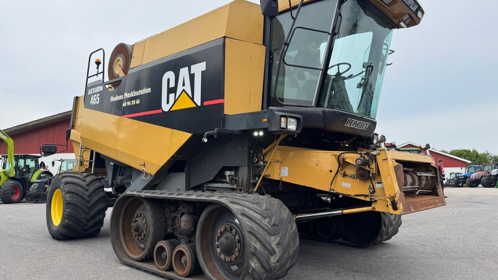 Mähdrescher du type CLAAS Lexion 460 MED 30 FODS SKÆREBORD, BÆLTER OG 4WD!, Gebrauchtmaschine en Nørager (Photo 8)