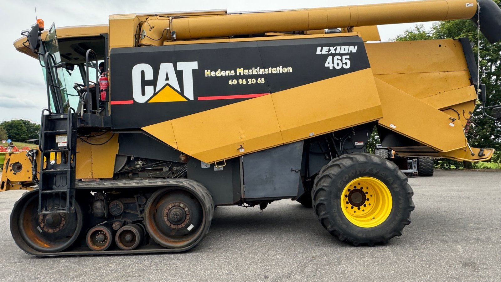 Mähdrescher du type CLAAS Lexion 460 MED 30 FODS SKÆREBORD, BÆLTER OG 4WD!, Gebrauchtmaschine en Nørager (Photo 4)