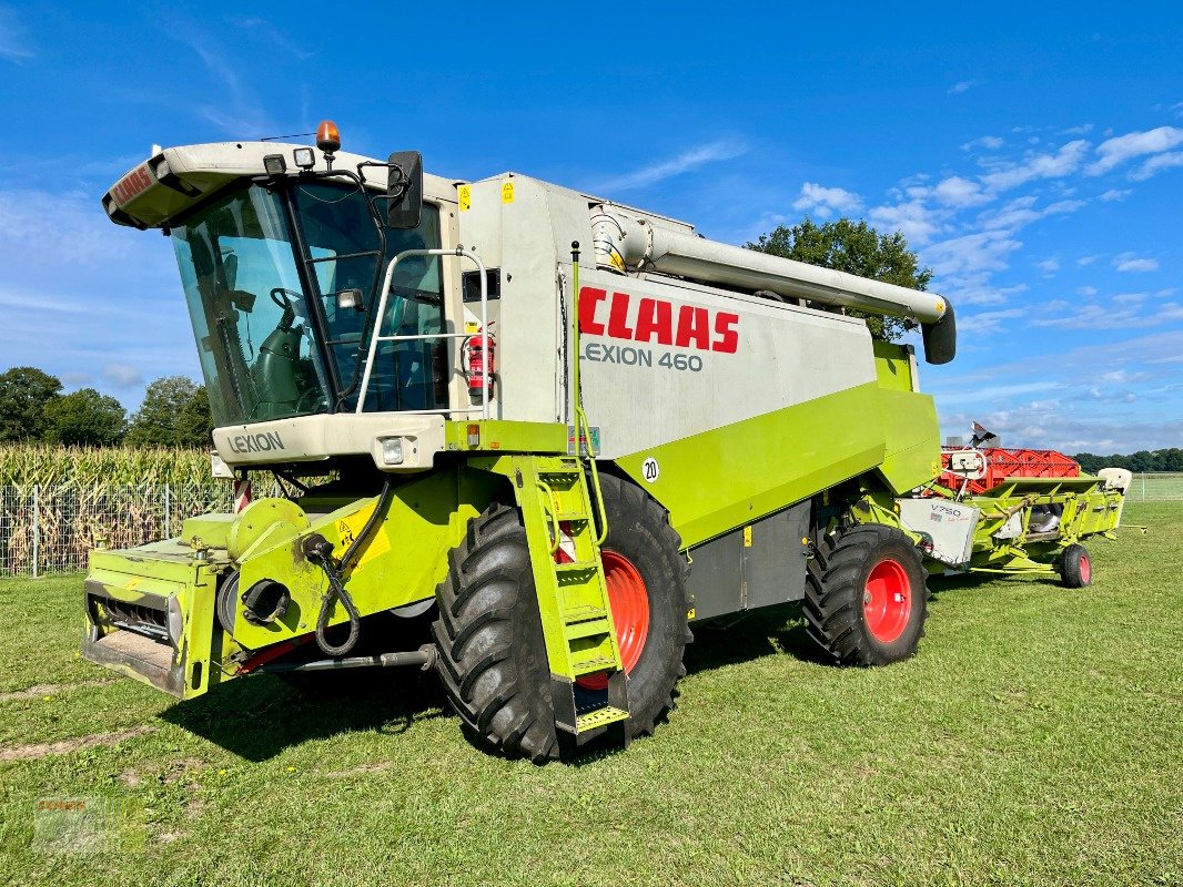 Mähdrescher del tipo CLAAS LEXION 460 mit SW VARIO V 750 AC, SW-Wagen, Quantimeter, Gebrauchtmaschine en Molbergen (Imagen 1)
