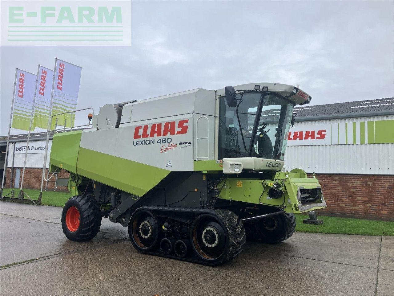 Mähdrescher of the type CLAAS LEXION 480 EVOLUTION TT, Gebrauchtmaschine in RETFORD (Picture 1)