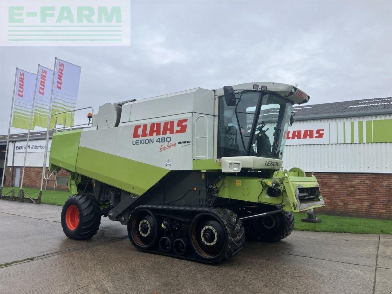 Mähdrescher of the type CLAAS LEXION 480 EVOLUTION TT, Gebrauchtmaschine in RETFORD (Picture 1)