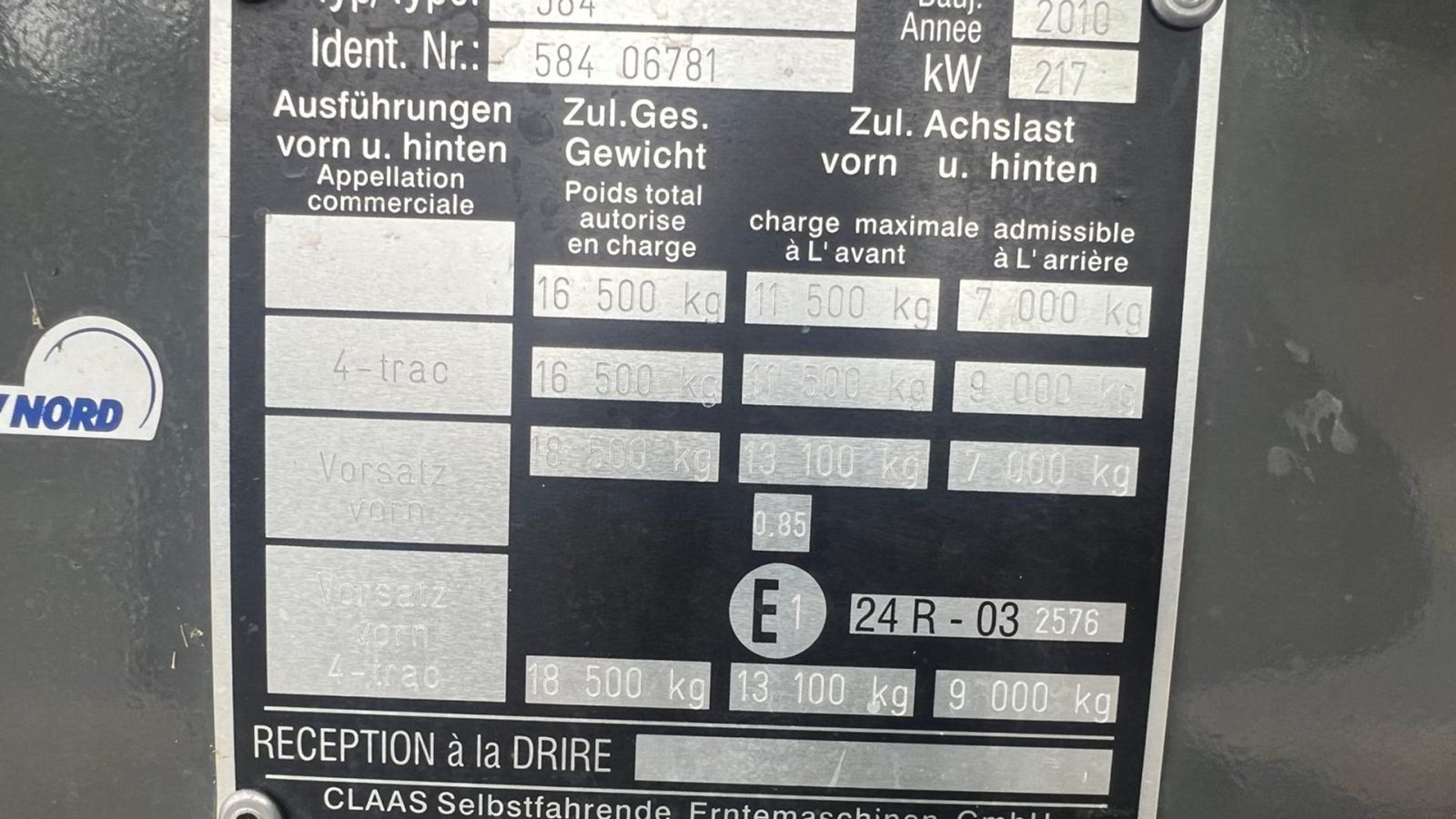 Mähdrescher des Typs CLAAS LEXION 540, Gebrauchtmaschine in Middelfart (Bild 10)