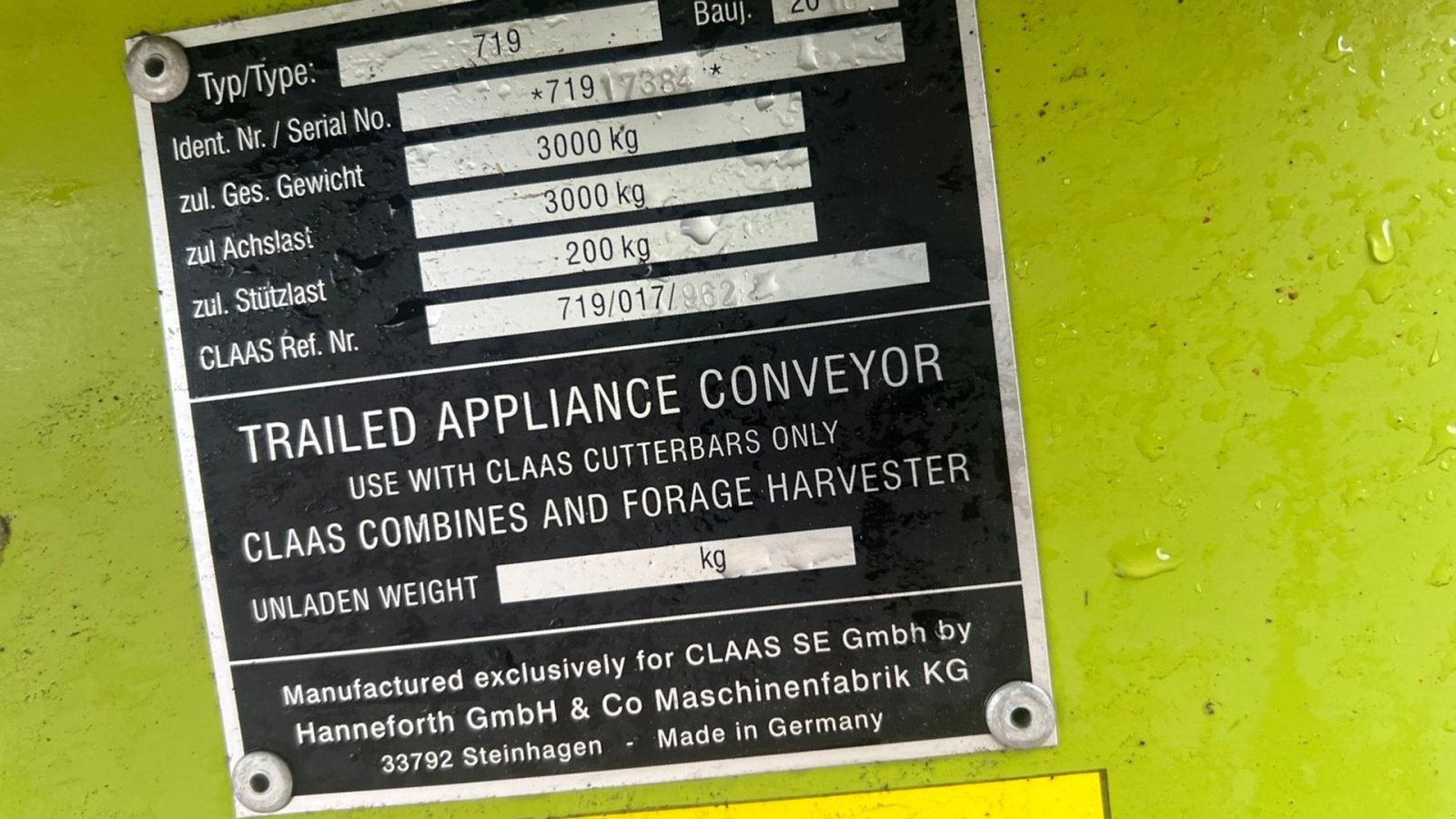 Mähdrescher Türe ait CLAAS LEXION 540, Gebrauchtmaschine içinde Middelfart (resim 17)