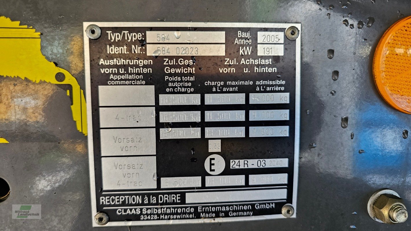 Mähdrescher Türe ait CLAAS Lexion 540C, Gebrauchtmaschine içinde Rhede / Brual (resim 25)