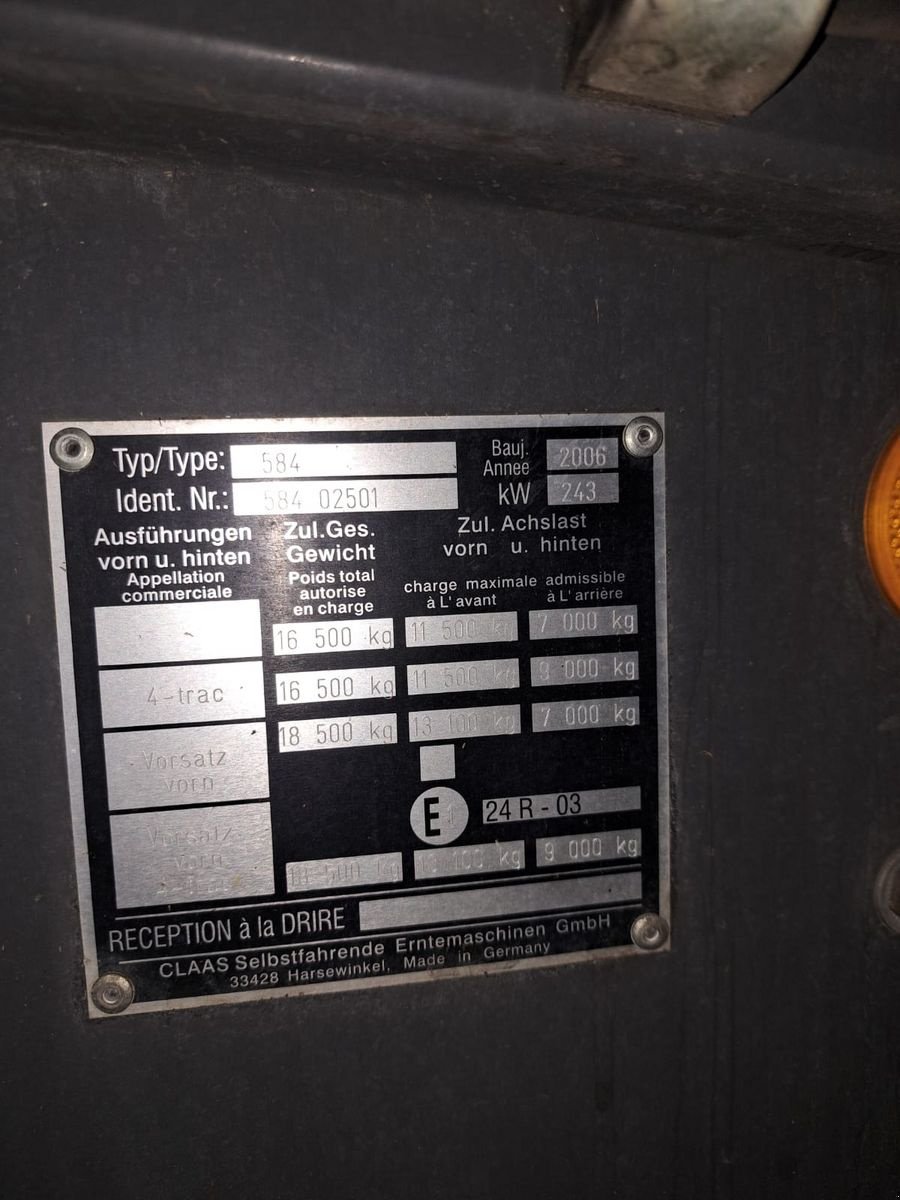 Mähdrescher des Typs CLAAS Lexion 550, Gebrauchtmaschine in Grund (Bild 4)