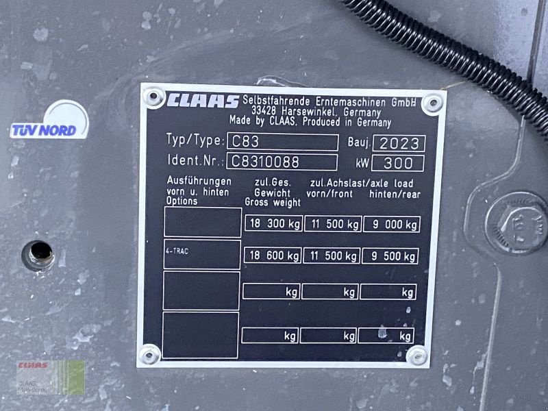 Mähdrescher des Typs CLAAS LEXION 5500 MONTANA ALLRAD, Gebrauchtmaschine in Vohburg (Bild 12)