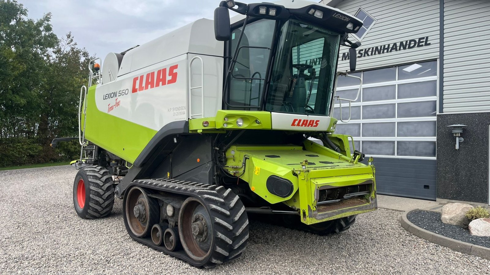 Mähdrescher des Typs CLAAS LEXION 560 Med ny bælter og 4wd, Gebrauchtmaschine in Lintrup (Bild 22)