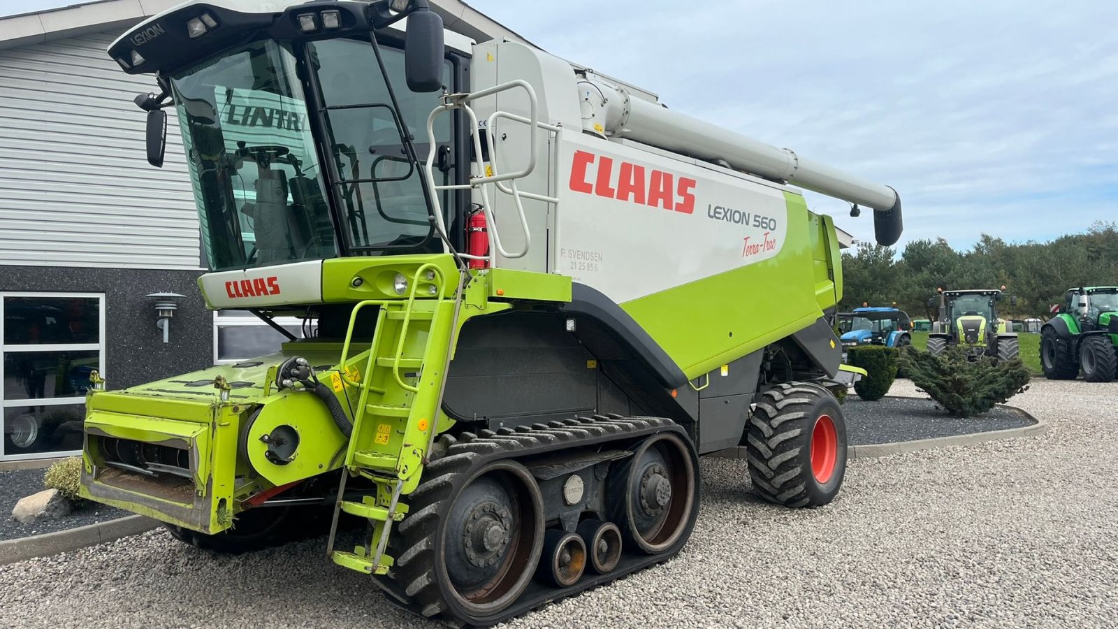 Mähdrescher des Typs CLAAS LEXION 560 Med ny bælter og 4wd, Gebrauchtmaschine in Lintrup (Bild 7)