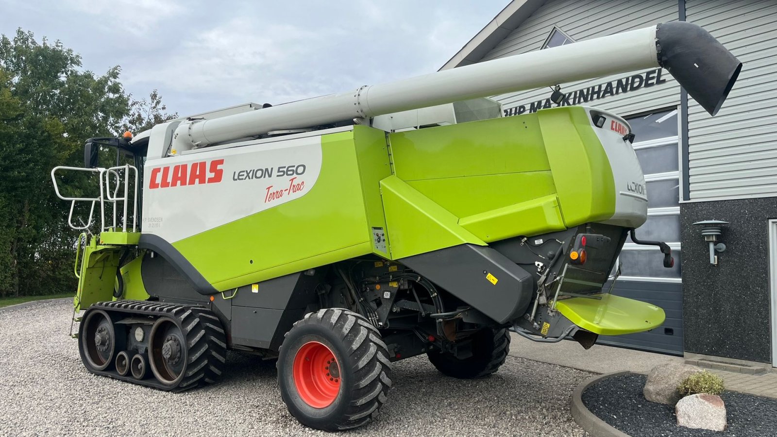 Mähdrescher des Typs CLAAS LEXION 560 Med ny bælter og 4wd, Gebrauchtmaschine in Lintrup (Bild 10)