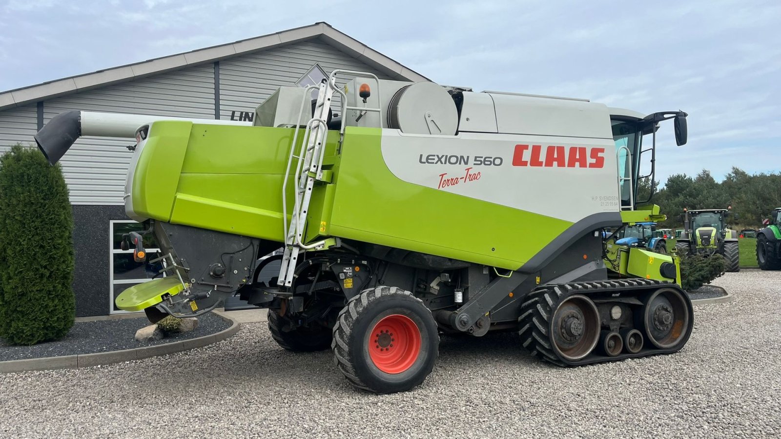 Mähdrescher des Typs CLAAS LEXION 560 Med ny bælter og 4wd, Gebrauchtmaschine in Lintrup (Bild 18)