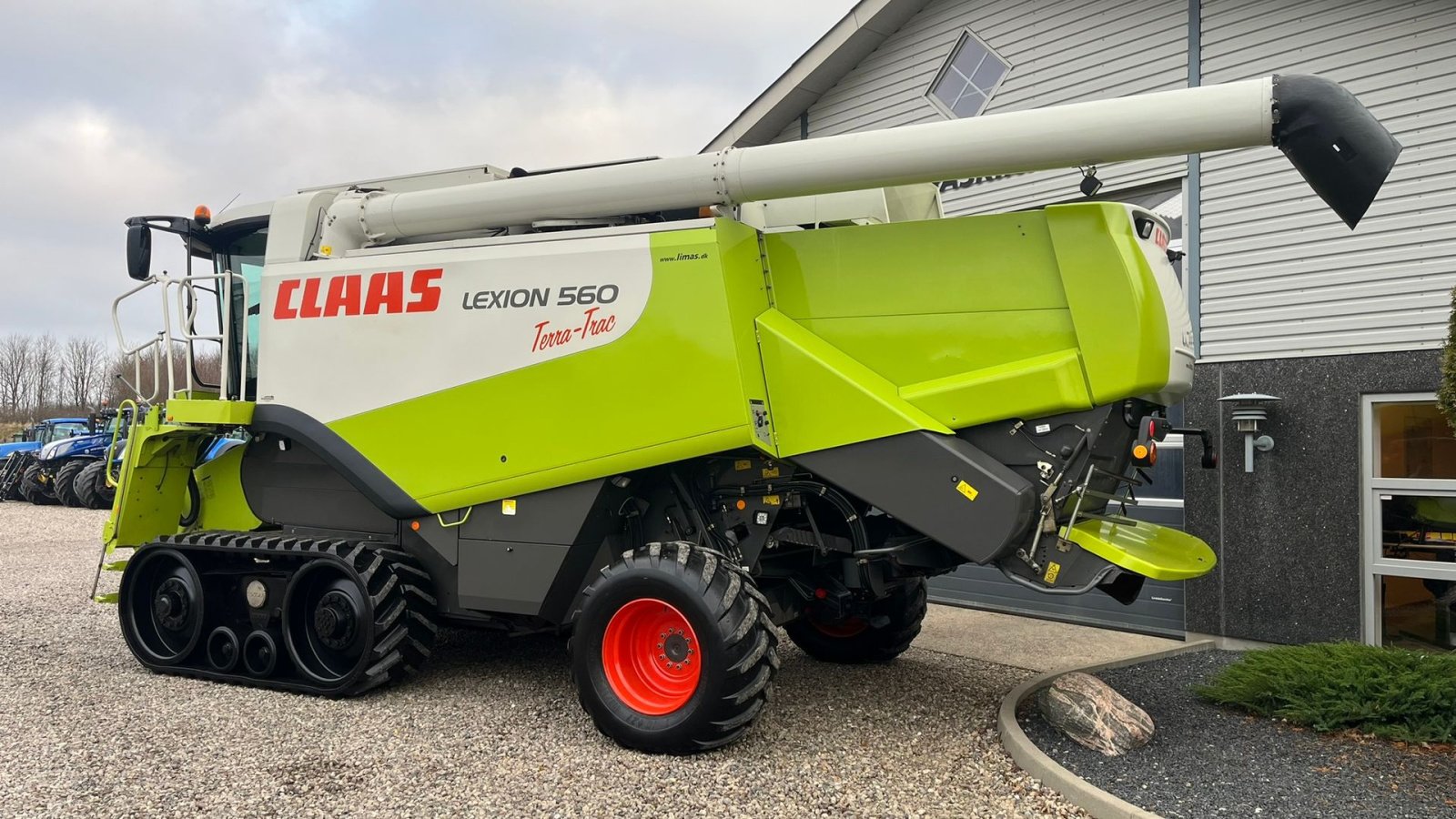 Mähdrescher del tipo CLAAS LEXION 560 Med ny bælter og 4wd, Gebrauchtmaschine en Lintrup (Imagen 3)