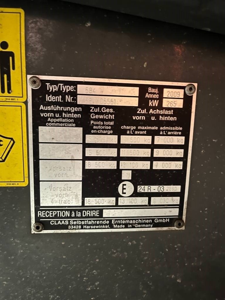Mähdrescher of the type CLAAS Lexion 560, Gebrauchtmaschine in Mern (Picture 11)
